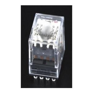 エスコ 汎用リレー CR回路 LED付 AC100V/4c/3A EA940MP-41C (78-0818-21)の商品画像