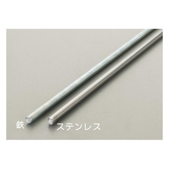 W 1/2"x1.0m 全ねじボルト ステンレス製 エスコ EA949HL-54 (78-0895-...