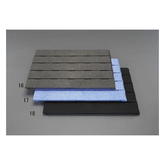 595x905x34mm すのこ 発泡PP製/ソフトタイプ エスコ EA997RJ-17 (78-1...