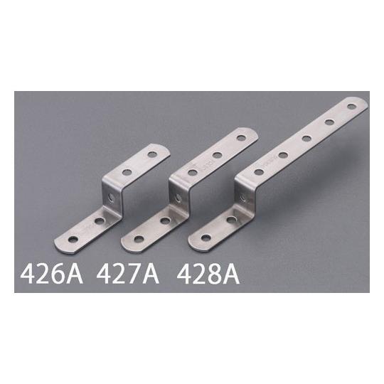 127 x 19mm Ｚ型連結金具 ステンレス製 エスコ EA951EA-427A (78-1158...