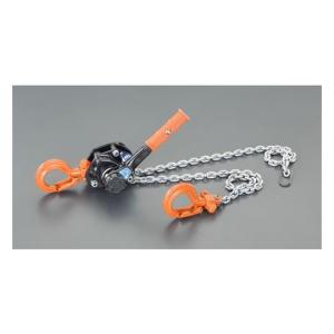 0.5tonx1.2m レバーホイスト エスコ EA988AC-1.5A (78-1170-62)