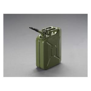 20L ガソリン携行缶 縦型・フレキノズル付/OD色 エスコ EA991HB-30A (78-1170-98)