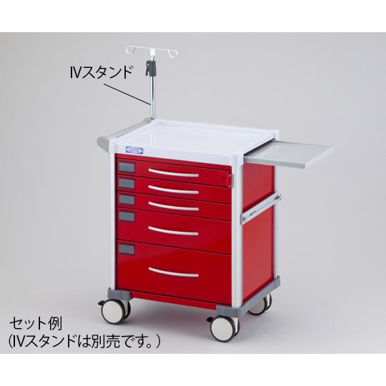 救急カート［LUXE］ 本体 アズワン LX31EMG (8-1341-01)