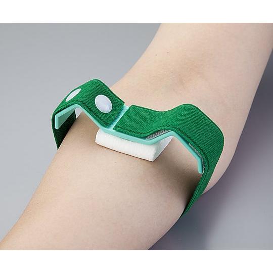 止血クランプ NEクランプ パット部丸型 M グリーン 1個 スライダーバック入 日本衛材 NE-2...