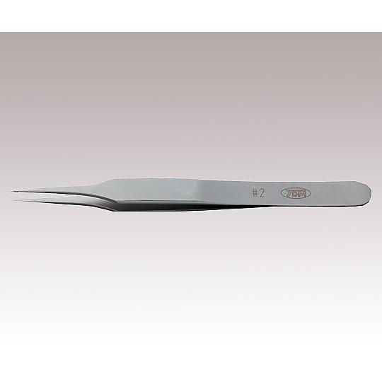 マイクロピンセット 120mm No.2 YDM #2 医療機器認証取得済 (8-4588-02)