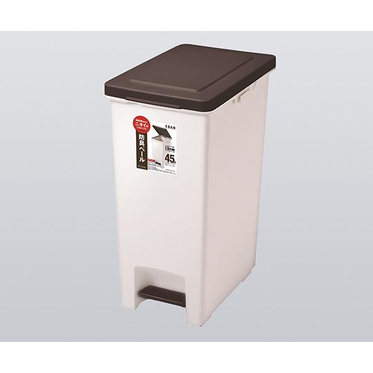 R防臭ペダルペール 45L 283×428×580mm アスベル #6417 (8-7101-01)
