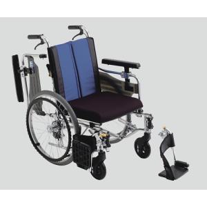 ミキ 車いす ウイングスイングアウト車椅子 アルミ製 自走式 BAL-9 (8-9237-01)の商品画像