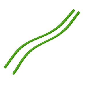 ユーメド貿易 駆血帯 ラテックスフリー 交換用チューブ 成人用 グリーン SM-8010GR T2 (8-9800-19)の商品画像