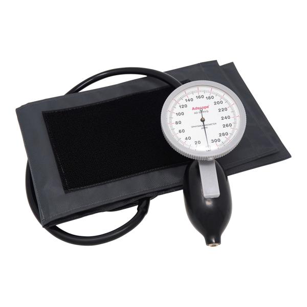 ADラージゲージ血圧計 ワンハンドタイプ 本体 ダークグレー ユーメド貿易 ADC226DG 医療機...