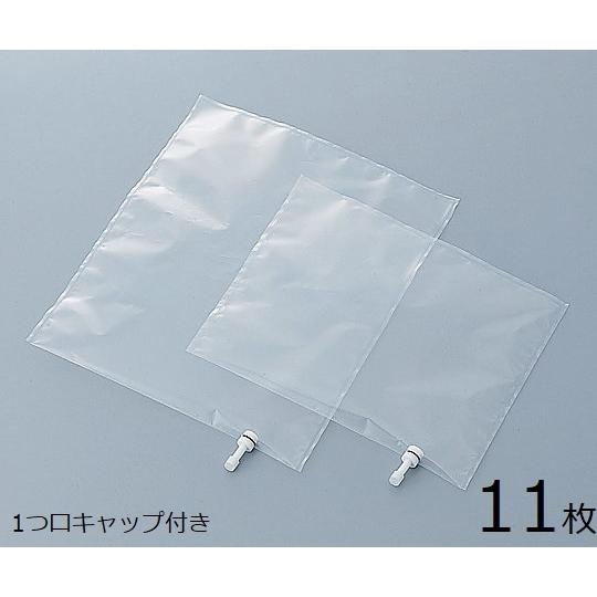 ラボラン R サンプリングバッグ 2フッ化 1口キャップ 11枚 アズワン 3L (9-833-13...