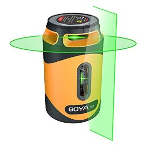 BOYA レーザー墨出し器 グリーンレーザー 5ライン 縦 横 横全周 収納ケース付き クロスライン 水平器 レーザー クラス2 日本語取扱説明書 1の商品画像