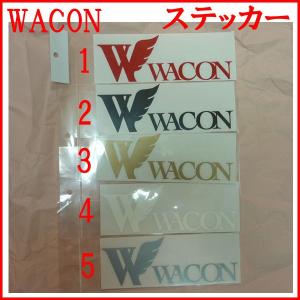 WACON ステッカー ワコン スノーボード ブランド STICKER｜a2b-web