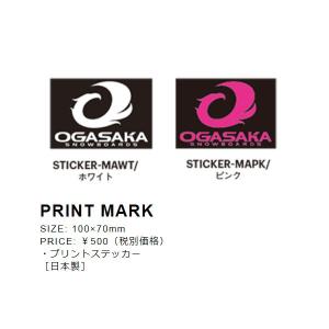 オガサカ スノーボードステッカー OGASAKA SNOWBOARD STICKER スノボー