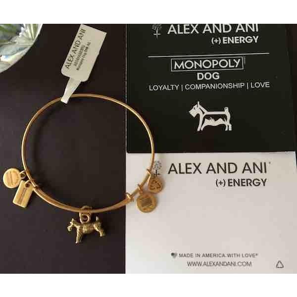 アレックスアンドアニーモノポリーバングル ドッグゴールド Alex and Ani Bangle M...