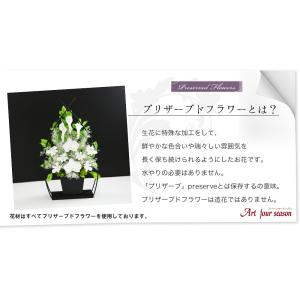 プリザーブドフラワー 仏花 胡蝶蘭 カラー お...の詳細画像4