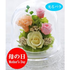 プリザーブドフラワー 花 ギフト 光る バラ ...の詳細画像1
