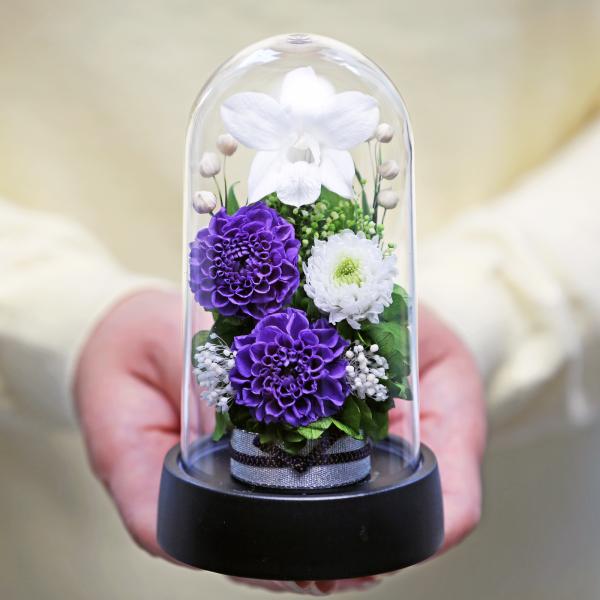 プリザーブドフラワー 仏花 仏壇用 ブリザードフラワー 法事 御供 アレンジメント 花 新盆 初盆 ...