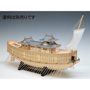 ウッディジョー/木製和船模型 1/100安宅船（あたけぶね）｜a9ayoka