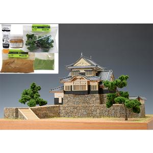 ウッディジョー/木製建築模型 法隆寺・五重塔（1/75）+塗料セット