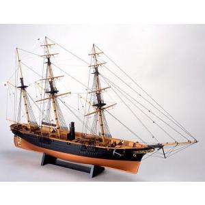 ウッディジョー/木製帆船模型 1/100カティーサーク[帆無・停泊]＋塗料