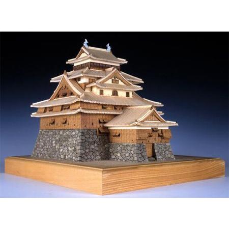 ウッディジョー/木製建築模型 1/150松江城