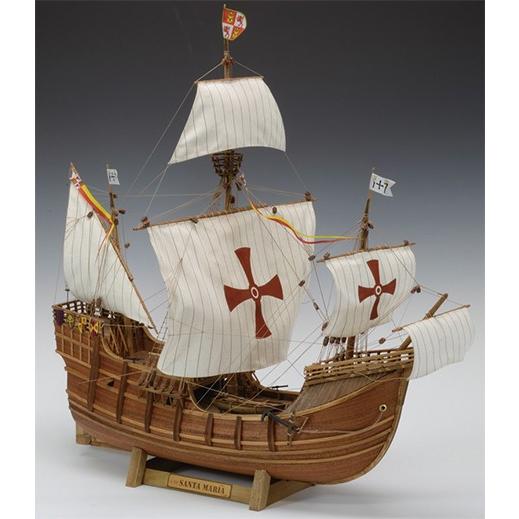ウッディジョー/木製帆船模型 1/50サンタマリア