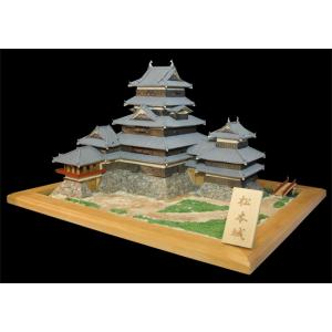 完成品＜塗装仕上げ＞ 木製城郭模型 松本城（1/150）｜a9ayoka