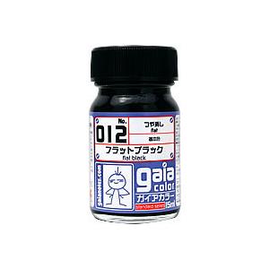 ガイアノーツ 33012 ガイアカラー 012 フラットブラック 15ml｜aaa-ibaraki