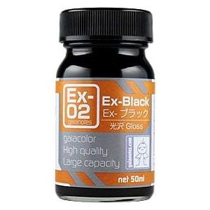ガイアノーツ 30012 ガイアカラー Ex-02 Ex-ブラック 光沢 50ml