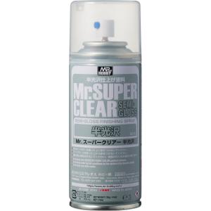 GSIクレオス B516 Mr.スーパークリアー 半光沢（溶剤系）スプレー 170ml