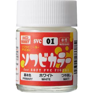 GSIクレオス SVC01 水性 ソフビカラー ホワイト つや消し 18mlの商品画像