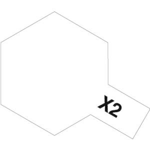 タミヤ 81502 タミヤカラー アクリル塗料ミニ X-2 ホワイト 10ml