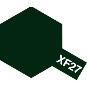 タミヤ 81727 タミヤカラー アクリル塗料ミニ XF-27 ブラックグリーン 10ml