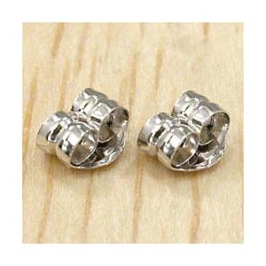 ダイヤ付きピアス❣️本体K10 キャッチＫ14刻印付き　お値打ち品❣️ ピアスキャッチ 0.7mmポスト用 地金キャッチ 1ペア 2個 k10 k18