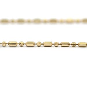 cui-cui（キュイキュイ） ネックレス ゴールド カットボール チェーン