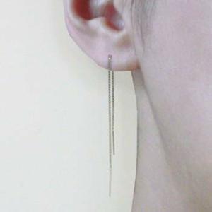 片方注文はこちらK18WG K18PG アメリカンピアス(0.8mm幅 長さ7cm)