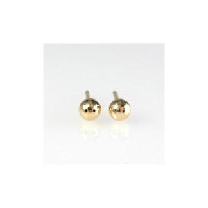 ミラーボール 3ミリ K18 18金 貫通穴 キラキラ ミラーカット