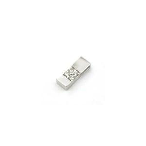 ダイヤモンド total 0.09カラット月モチーフ ペンダントヘッド