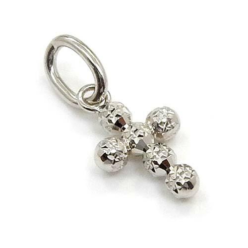 プラチナ　Pt850　ステラ　星　カットボール　クロス　ペンダント　ヘッドゆうパケット発送は送料無料...