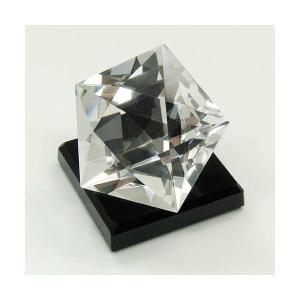 クリスタル 職人作品 正20面体 水晶110ct送料無料 クリスタル アーク