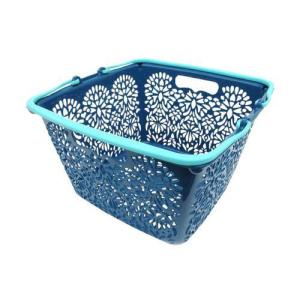 マハロカンパニー バスケット リイ インディゴ バー 36×36×22cm