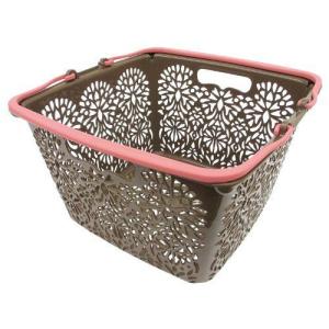 マハロカンパニー バスケット リイ シナモン ダイス 36×36×22cm