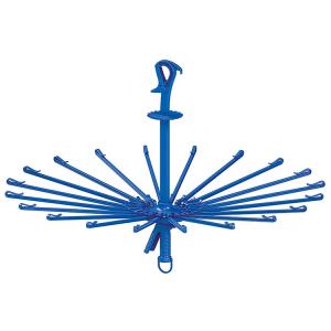 東和産業 室内物干し 屋内干し 屋外干し 梅雨 洗濯 BCパラソルハンガーキャッチ式 ブルー 約φ78×49.5cm