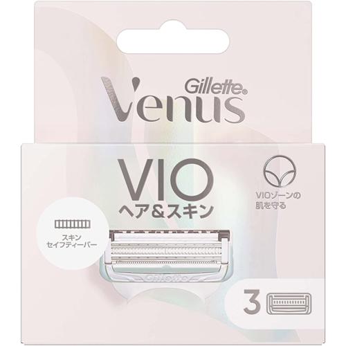 ネコポス 送料無料 ジレットヴィーナス VIO ヘア＆スキン カミソリ 替刃 3個入