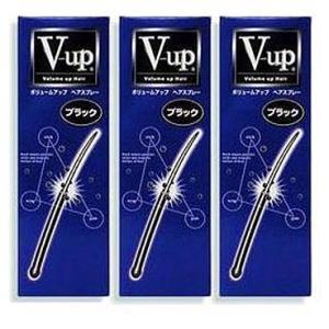 ボリュームアップヘアスプレー　【お買い得3本組】　　色：ブラック　　