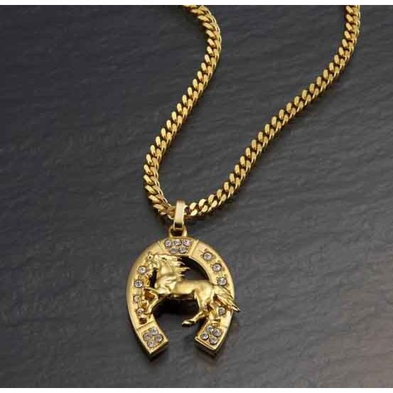 「医療機器」　駿馬&amp;馬蹄ペンダント