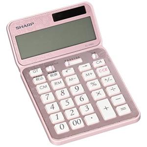 シャープ 電卓50周年記念モデル ナイスサイズモデル ピンク系 EL-VN82-PX｜aalso