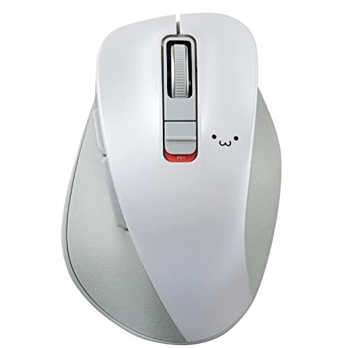エレコム マウス ワイヤレスマウス Bluetooth EX-G 握りの極み 静音設計 5ボタン マ...