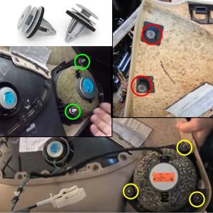 30/60X車のドアパネルカードトリムカバー固...の詳細画像5
