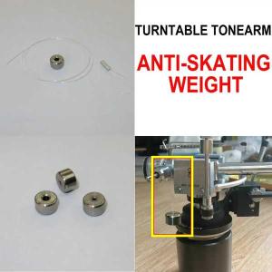 2グラムターンテーブルアンチスケートウェイト、汎用、スケートターンテーブル重量、sme3009、sm...